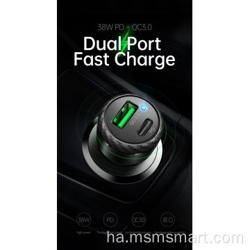 Custom  Dual Port Fast Charger in car